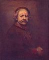 Rembrandt Harmensz. van Rijn: Selbstportr�t
