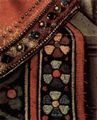 Eyck, Jan van: Madonna des Kanonikus Georg van der Paele, Detail: Gewand der Maria