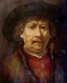 Rembrandt Harmensz. van Rijn: Selbstportr�t