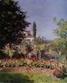 Monet, Claude: Bl�hender Garten in Sainte-Adresse