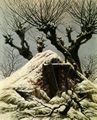 Friedrich, Caspar David: Verschneite H�tte (H�tte im Schnee)