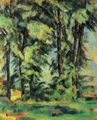C�zanne, Paul: Hohe B�ume im Jas de Bouffan