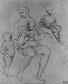 Raffael: Madonna mit dem Stieglitz, Studie