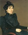 Vallotton, F�lix: Bildnis der Schauspielerin Marthe Mellot