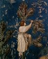 Giotto di Bondone: Fresken in der Arenakapelle in Padua, Szene: Der Einzug in Jerusalem, Detail