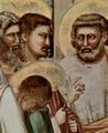 Giotto di Bondone: Fresken in der Arenakapelle in Padua, Szene: Die Vertreibung der H�ndler aus dem Tempel, Detail: Diskussion der J�nger