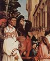 Holbein d. J., Hans: Altarretabel des Hans Oberried f�r den Dom von Freiburg, linker Fl�gel: Anbetung der Heiligen Drei K�nige, Detail: Die drei Heiligen K�nige