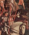 Eyck, Jan van: Genter Altar, Altar des Mystischen Lammes, linker Fl�gel, unten, innere Szene: Die Gerechten Ritter (Kopie), Detail