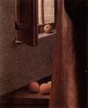 Eyck, Jan van: Arnolfini-Hochzeit, Hochzeitsbild des Giovanni Arnolfini und seine Frau Giovanna Cenami, Detail