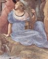 Raffael: Stanza della Segnatura im Vatikan f�r Papst Julius II., Wandfresko, Szene: Der Parna�, Detail: Terpsichore