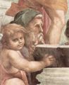 Raffael: Stanza della Segnatura im Vatikan f�r Papst Julius II., Wandfresko: Die Schule von Athen, Detail: Zeno