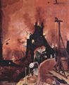 Bosch, Hieronymus: Heuwagen, Triptychon, rechter Fl�gel: Die H�lle, Detail