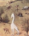 Bosch, Hieronymus: Der Garten der L�ste, linker Fl�gel: Die Sch�pfung, Detail