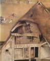Bosch, Hieronymus: Epiphanie-Triptychon, Mitteltafel: Anbetung der Heiligen Drei K�nige, Detail