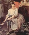 Hogarth, William: Gem�ldefolge »Der Lebensweg eines W�stlings«, Szene: Die Taverne, Detail