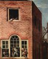Hogarth, William: Gem�ldeserie »Wahlzyklus«, Szene: Der Triumphzug des Abgeordneten, Detail