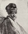 Rembrandt Harmensz. van Rijn: Portr�t eines Mannes mit Schnurrbart und turbanartiger M�tze