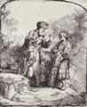 Rembrandt Harmensz. van Rijn: Abraham im Gespr�ch mit Isaak