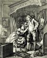 Hogarth, William: Folge »Vorher und Nachher«, Nachher