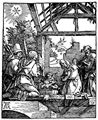 D�rer, Albrecht: Folge der »Kleinen Passion«, Szene: Die Geburt Christi