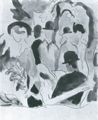 Macke, August: Auf der Promenade