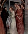 Giotto di Bondone: Fresken in der Arenakapelle in Padua, Szene: Begegnung an der Goldenen Pforte, Detail