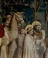 Giotto di Bondone: Fresken in der Arenakapelle in Padua, Szene: Anbetung des Kindes durch die Heiligen Drei K�nige, Detail
