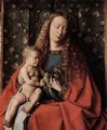 Eyck, Jan van: Madonna des Kanonikus Georg van der Paele, Detail: Madonna mit dem Kind