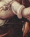 Leonardo da Vinci: Verk�ndigung an Maria, Detail: Gewand des Engels