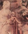 Leonardo da Vinci: Die Anbetung der Hl. Drei K�nige, Detail