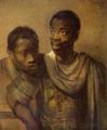 Rembrandt Harmensz. van Rijn: Zwei junge Afrikaner