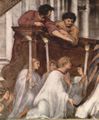 Raffael: Stanza di Eliodoro im Vatikan f�r Papst Julius II., Wandfresko, Szene: Messe von Bolsena, Detail