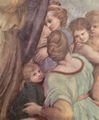Raffael: Stanza di Eliodoro im Vatikan f�r Papst Julius II., Wandfresko, Szene: Messe von Bolsena, Detail
