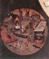 Bosch, Hieronymus: Tisch mit Szenen zu den sieben Tods�nden und den letzten vier Dingen, Szene: H�lle, Detail: Bestrafung der sieben Tods�nden
