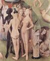 Bosch, Hieronymus: Der Garten der L�ste, Mitteltafel: Der Garten der L�ste, Detail