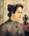 Gauguin, Paul: Frau mit Haarknoten