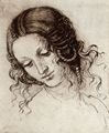 Leonardo da Vinci: Kopf einer Leda