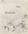Toulouse-Lautrec, Henri de: Illustration zu Jules Renards »Histoires naturelles«, Die Schafe