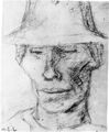 Egger-Lienz, Albin: Christi Auferstehung, Studie einer B�uerin