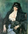 Corinth, Lovis: Die schwarze Maske