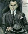 Corinth, Lovis: Thomas mit Hut in der Hand