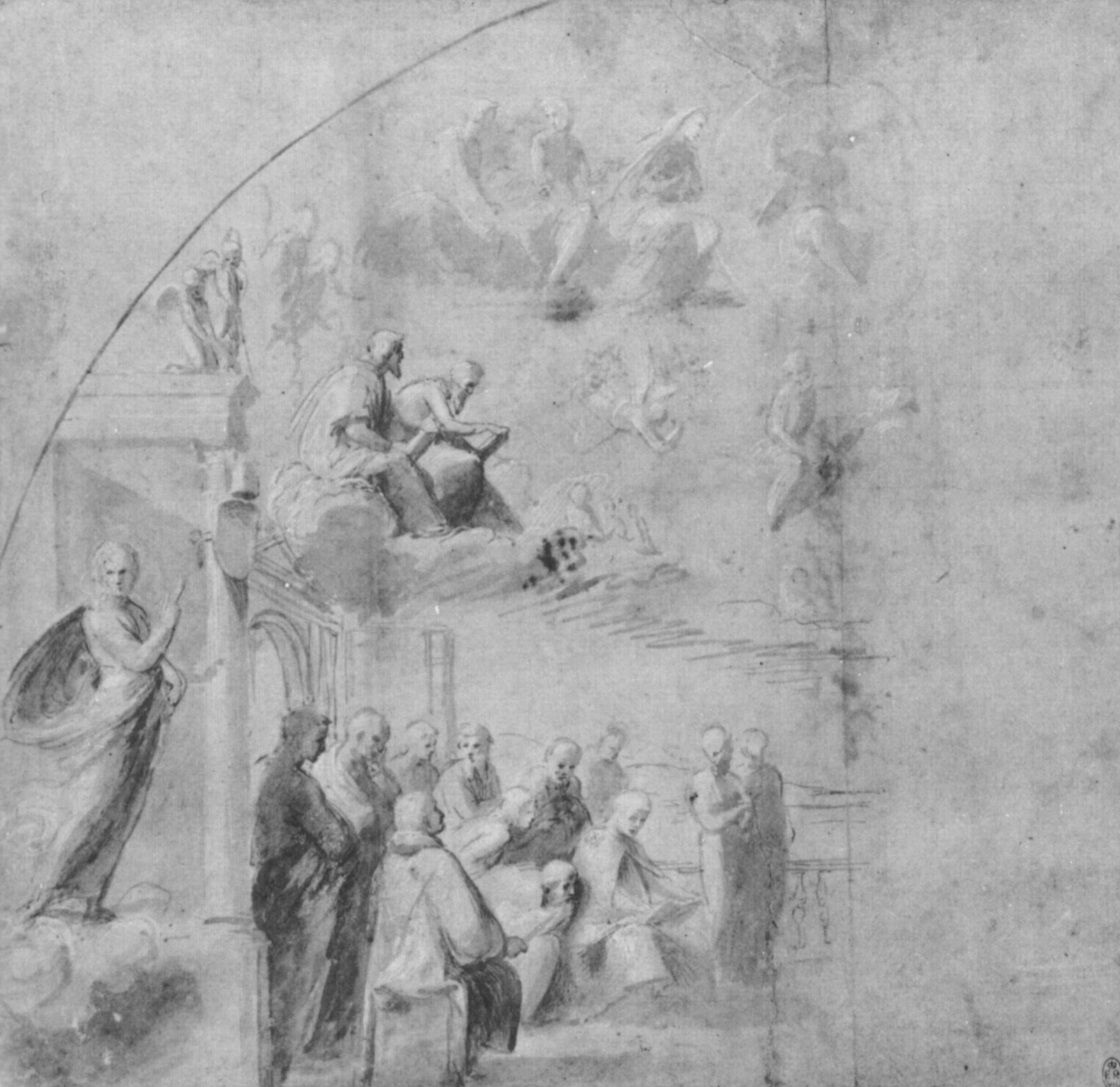 Рафаэль Санти (1483-1520) диспута фреска