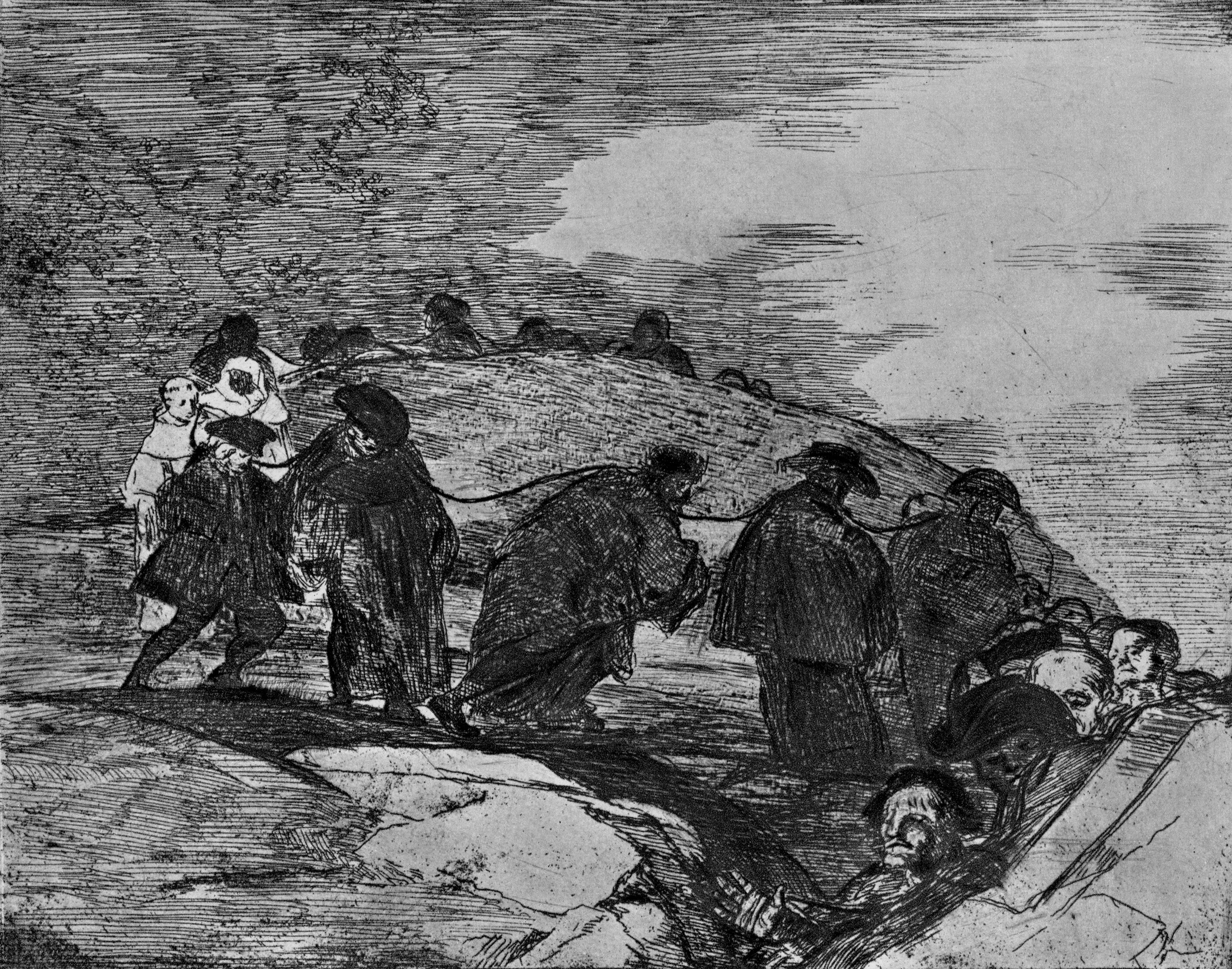 Goya y Lucientes, Francisco de: Folge der "Desastres de la Guerra"...
