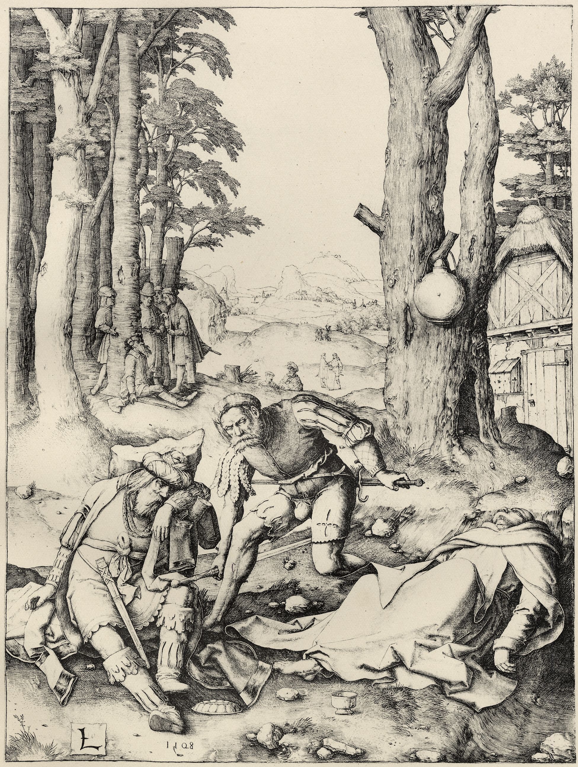 Artist van Leyden, Lucas, Title Mohammed und der