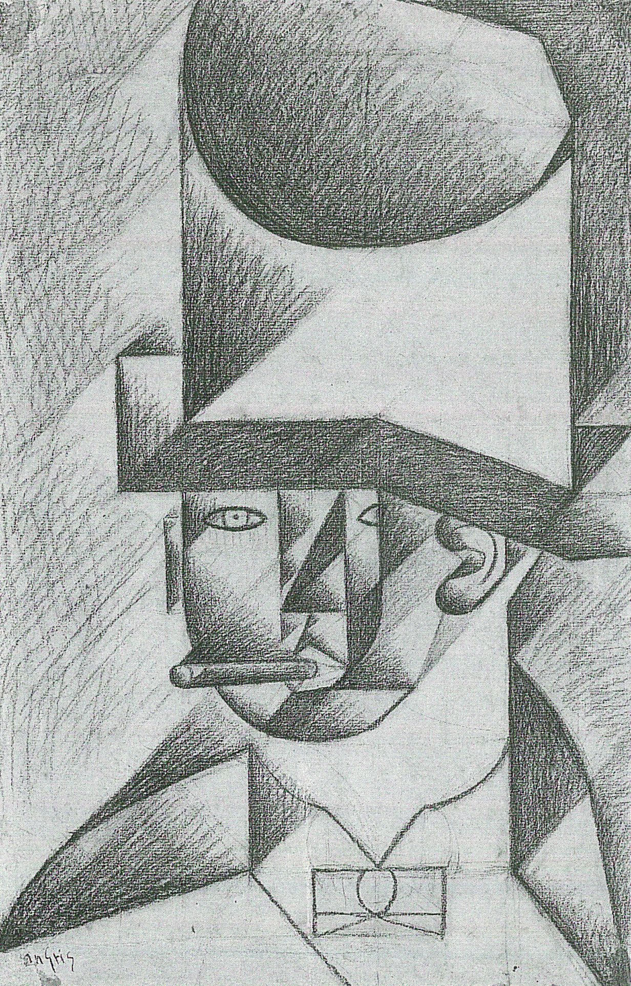Хуан Грис portrait of Picasso