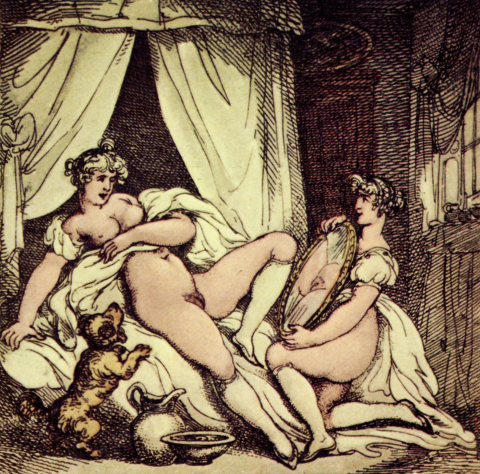 Rowlandson, Thomas: Die neugierige Buhlerin 