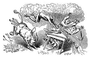 Vetter Franz auf dem Esel