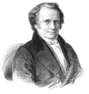 Karl Leberecht Immermann (Stahlstich nach einer Zeichnung von K. F. Lessing, um 1840) 