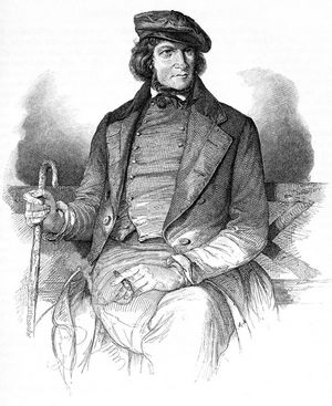 August Heinrich Hoffmann von Fallersleben (Stich von Chr. Hoffmeister, nach einem Bild von E. Fr�hlich)