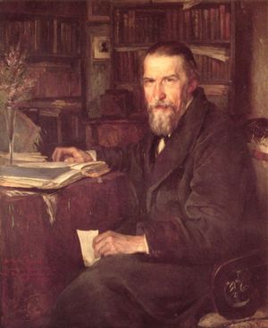 Wilhelm Raabe (Gem�lde von Hanns Fechner, 1893)